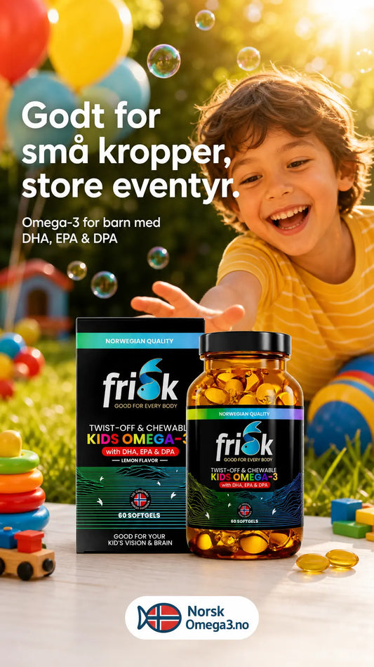 Frisk Kids Omega-3 (Twist off) (Citrus) Norskomega3.no