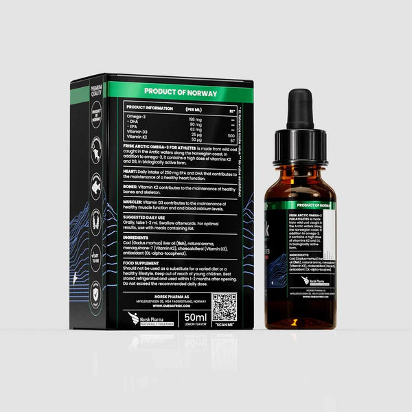 Arctic Omega-3 for Athletes Lemon Flavor (Liquid)