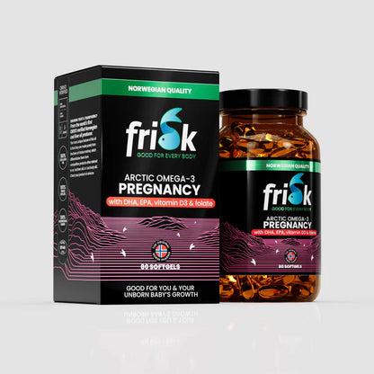 Frisk Arctic Omega-3 PREGNANCY - 80 Softgels