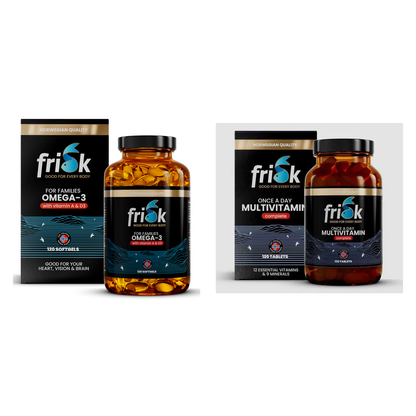 Frisk 120 Multivitamin Complete – begge produktene i pakken