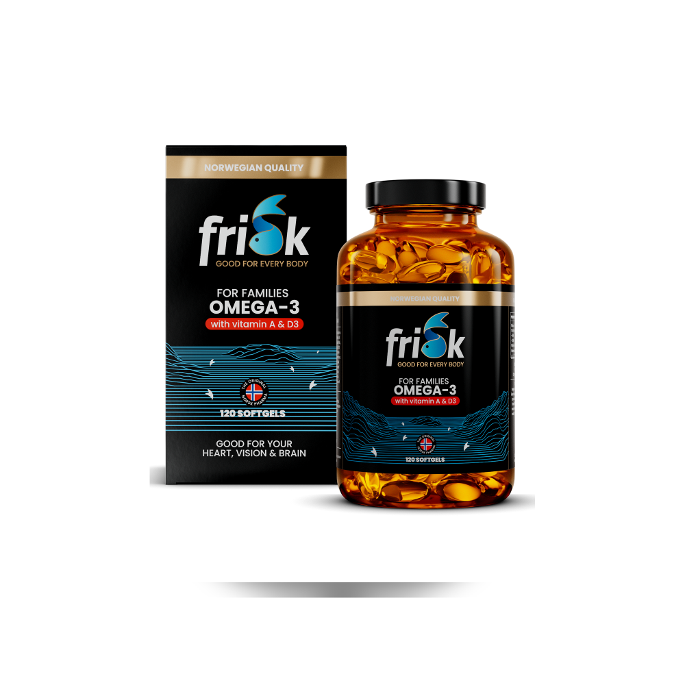 Fresh Omega-3 for the whole family - Norwegian Omega-3 - 120 Softgels