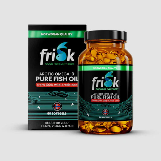 Frisk Arctic Omega-3 PURE FISH OIL - 60 Softgels