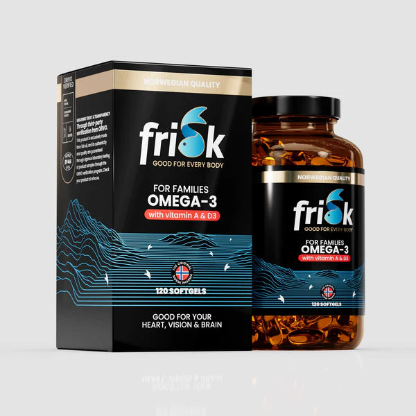 Fresh Omega-3 for the whole family - Norwegian Omega-3 - 120 Softgels