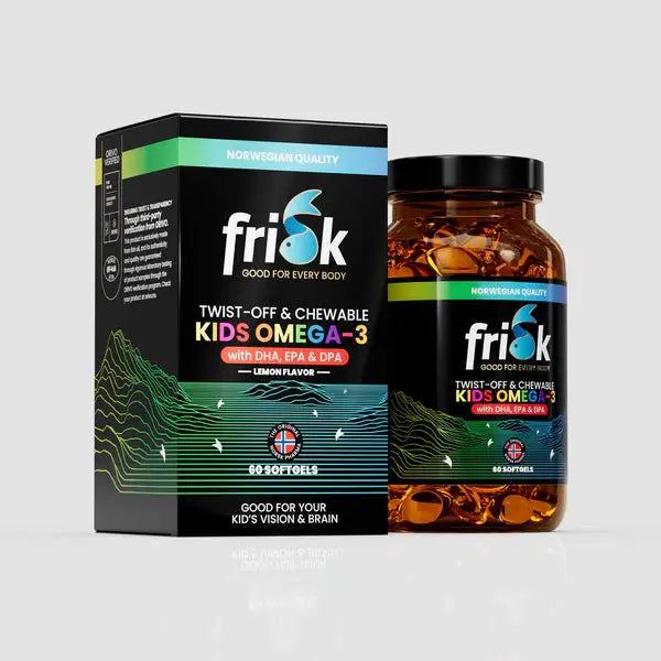 Frisk Kids Omega-3 (Twist off) (Citrus) Norskomega3.no