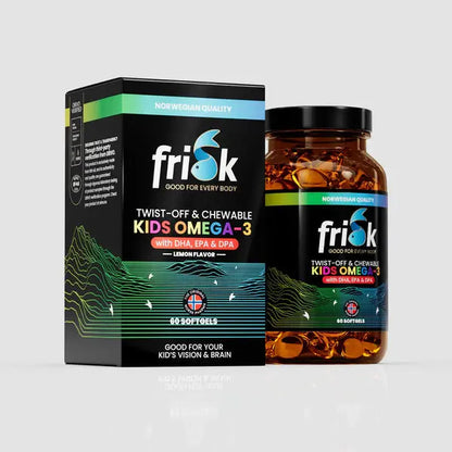 Frisk Kids Omega-3 (Twist off) (Citrus) Norskomega3.no