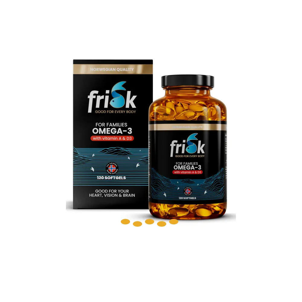 Omega-3 Familiepakke - 3 måneder + gratis olje Norskomega3.no