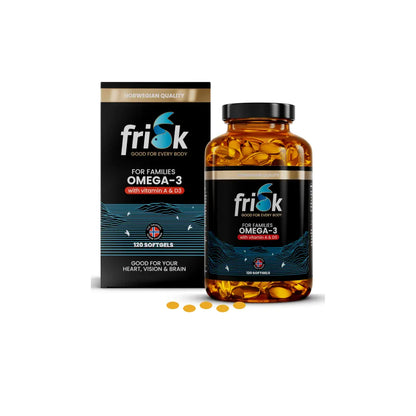 Omega-3 Familiepakke - 3 måneder + gratis olje Norskomega3.no