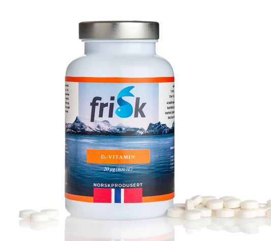 Frisk Vitamin D3 ( Tablett ) Norskomega3.no
