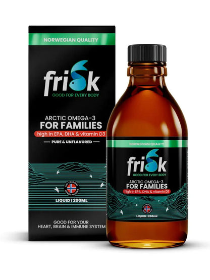 Omega-3 Familiepakke - 3 måneder + gratis olje Norskomega3.no