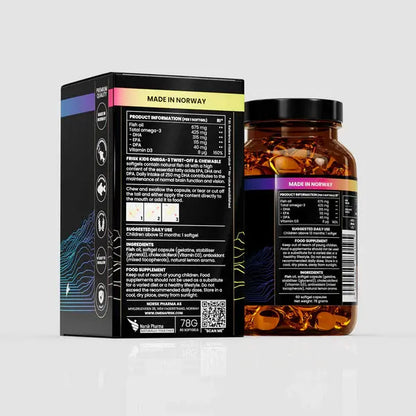 Frisk Kids Omega-3 (Twist off) (Citrus) Norskomega3.no