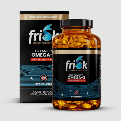 Fresh Omega-3 for the whole family - Norwegian Omega-3 - 120 Softgels