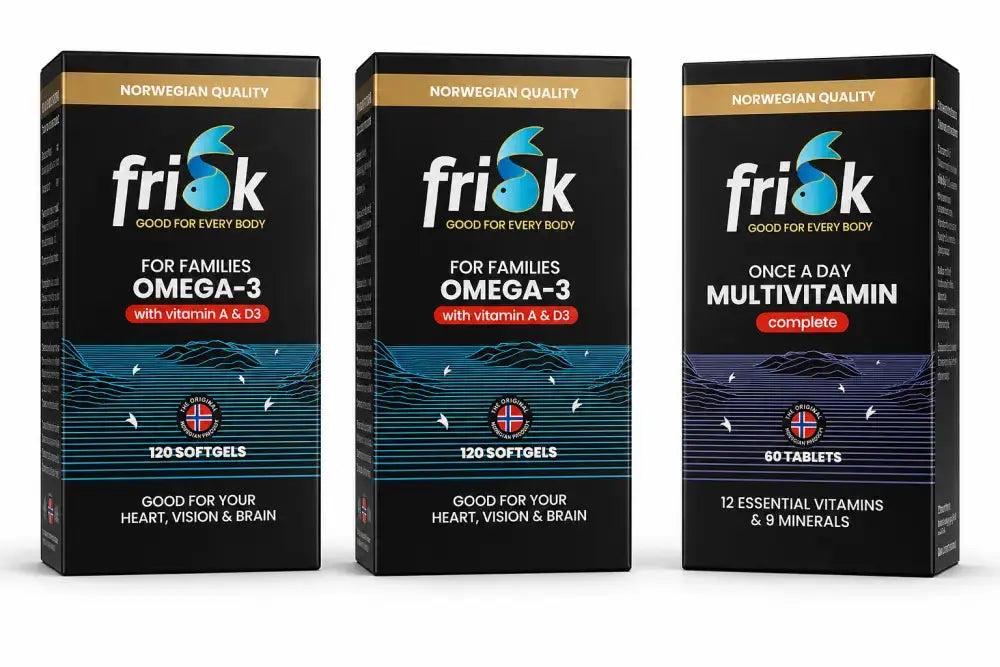 3 Måneder Omega-3 Pakke - Spar mer med komplett løsning Norskomega3.no
