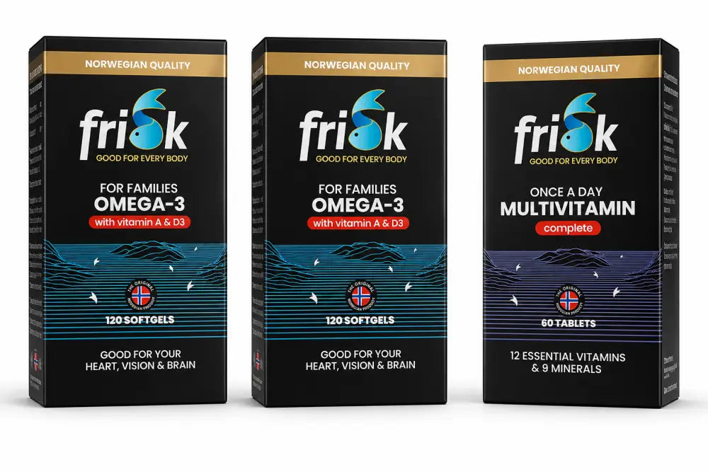 3 Måneder Omega-3 Pakke - Spar mer med komplett løsning Norskomega3.no
