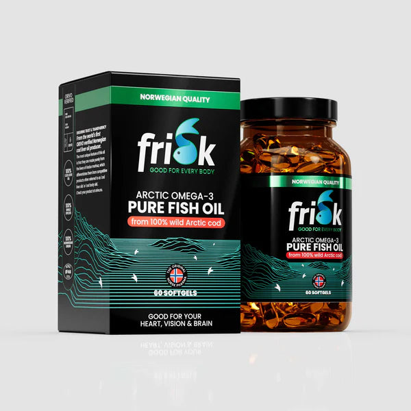 Frisk Arctic Omega-3 PURE FISH OIL - 60 Softgels