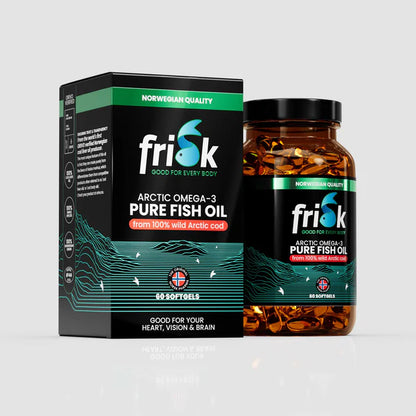 Frisk Arctic Omega-3 PURE FISH OIL - 60 Softgels